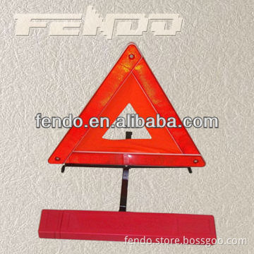 reflective road warning triangle for traffic safety